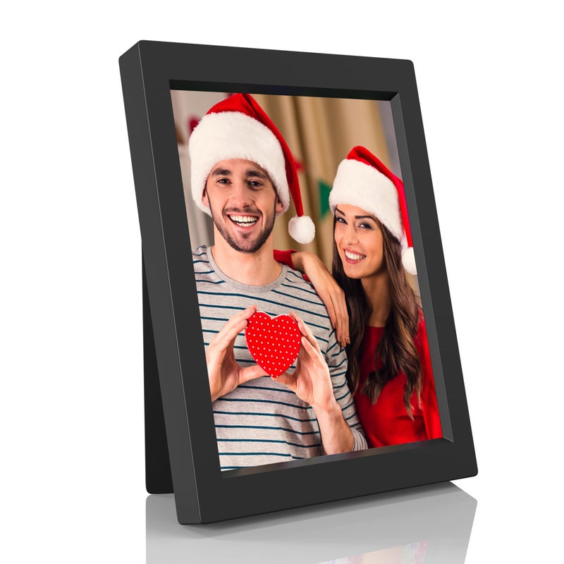 KWANWA 5x7 Picture Frame, Personalized 20S Voice Recordable Photo Frame, Vertical or Horizontal, Tabletop & Wall Mount, Gifts for Boys & Girls, Mother, Father, Grandparents, Birthday, Christmas - Image 1
